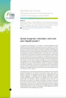 Qu’est-ce que les « microbes » ont à voir avec l’équité sociale ?
