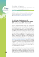 #ScienceDurable – Du déclin au rétablissement de la biodiversité : l’urbanisation et l’avenir de la conservation de la biodiversité