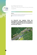 La diversité des espèces hôtes de pathogènes susceptibles d’être transmis à l’Homme augmente dans les écosystèmes dominés par celui-ci