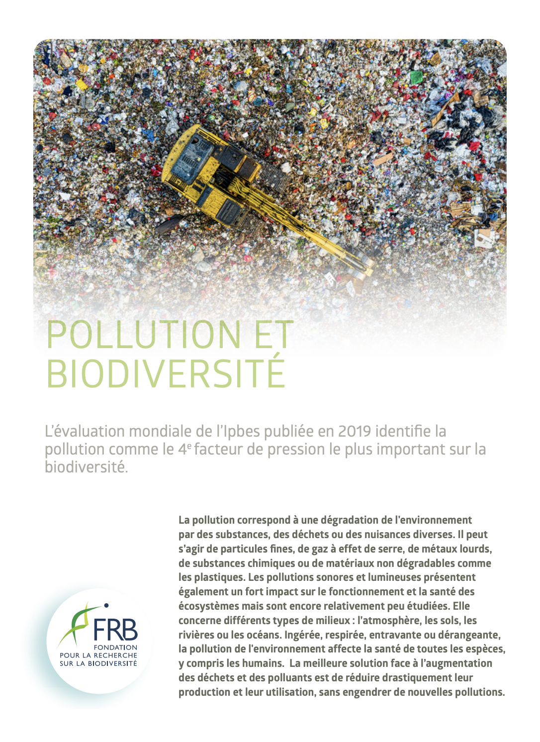 Pollution et biodiversité