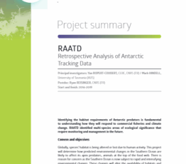 RAATD | Retrospective analysis of vertebrates’ tracking data in Antarctica to identify ecologically significant areas