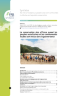 La conservation plus efficace quand les peuples autochtones et les communautés locales sont inclus dans la gouvernance