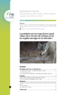 La prédation par les loups (Canis Lupus) réduit-elle le nombre de collisions entre les ongulés sauvages et les véhicules ?