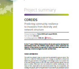 COREIDS | Predicting community resilience to invasions from diversity and network structure
